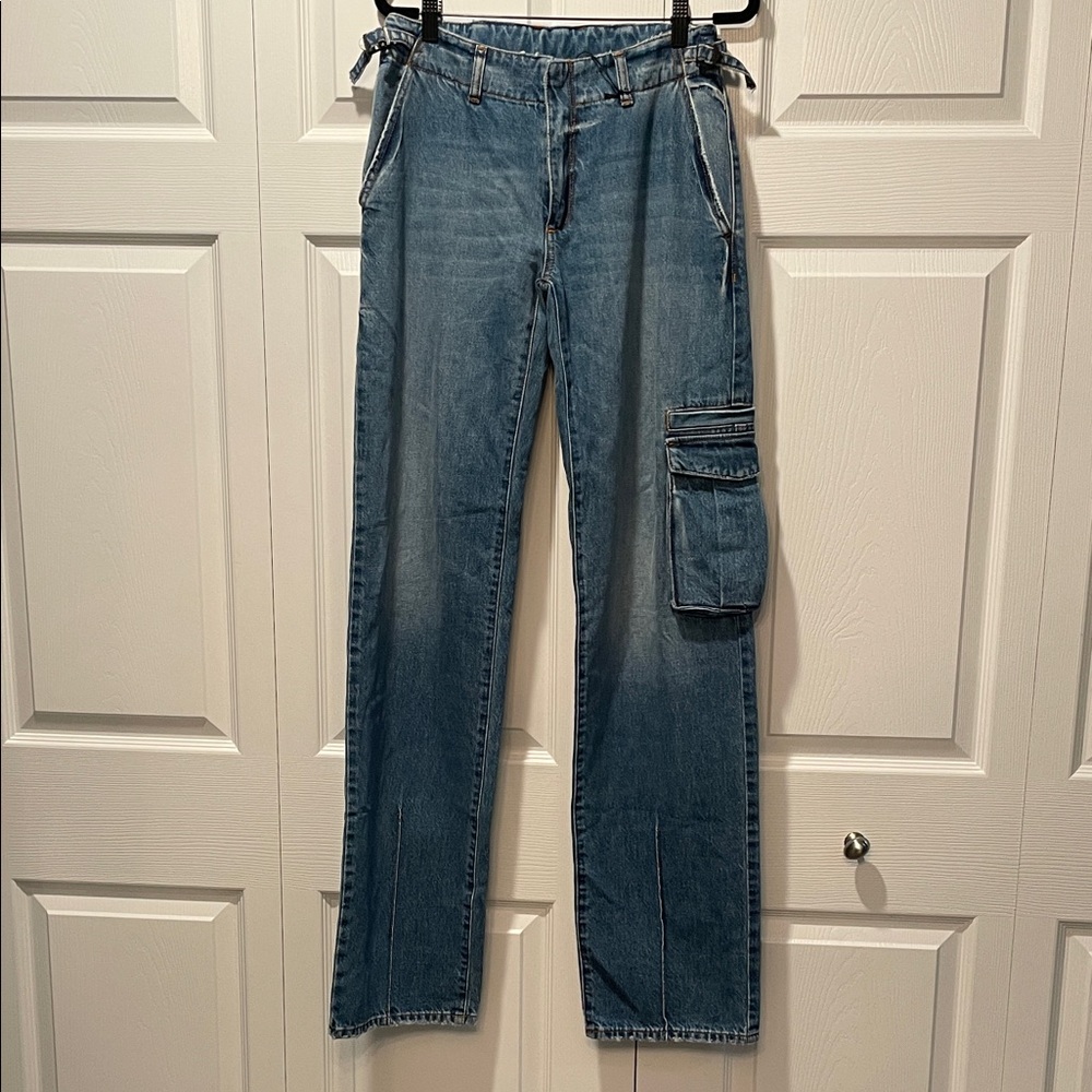 SER.O.YA Denim Cargo Jeans